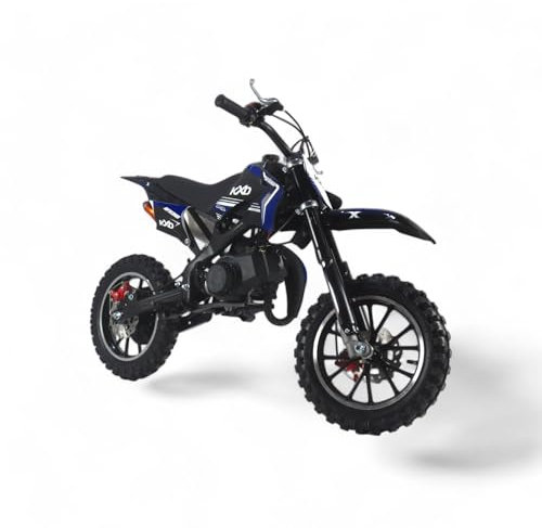 KXD 701 49ccm Dirt Bike Dirtbike CrossBike Enduro kinder DirtBike pocket 49cc Pitbike PocketBike Motocross Motorrad Motorbike Motorsport Pocket Vollcross Crossbike (blau)
