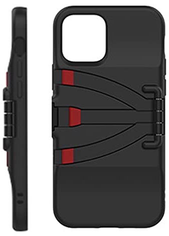 Joby StandPoint Phone Case for iPhone 12 and 12 Pro, Case with Built-In Aluminium Tripod Legs, Camera Travel Tripod, Smartphone Cover, Ideal for Selfies, Vlogging, Live Streaming