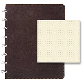 ATOMA Notizbuchsystem - Pur - Copy Book - A5 - braun - Dots