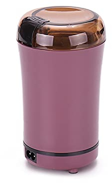 Lihuzmd Electric Coffee Grinder, Coffee bean grinder 304 Stainless Steel Blade Used for Coffee Ceans/Herbs/Spices/Nuts Electric grinder,Pink