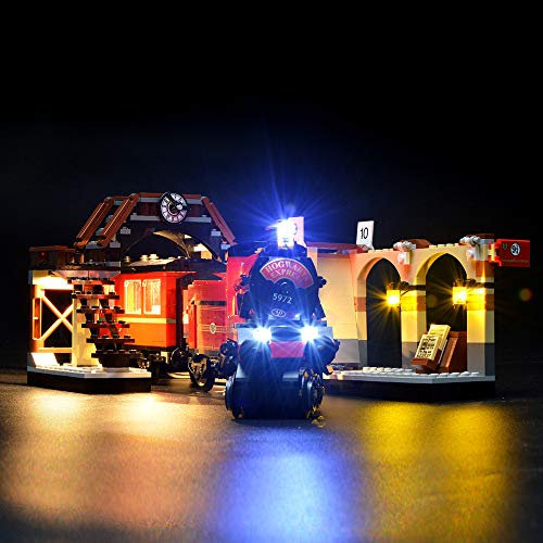 GEAMENT LED Licht-Set Kompatibel mit Lego Harry Potter Hogwarts Express - Beleuchtungsset für Harry Potter 75955 Baumodell (Modell-Set Nicht enthalten)