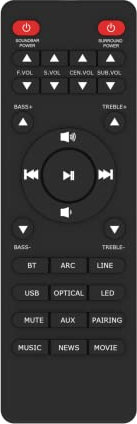 Majority Bard Music System Fernbedienung