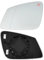 Convitex Heated Wing Mirror Glass, Side Door Wing Mirror Glass Replacement for BMW F20 F21 F22 F23 F30 F31 F32 F33 F34 F35 F36 F39 F48 F49 E84 i3 Car Series -Left Hand Passenger Side