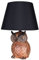 Eulenlampe Tischleuchte UHU Tischlampe ohne Leuchtmittel Landhausstil cw608 Palazzo Exklusiv