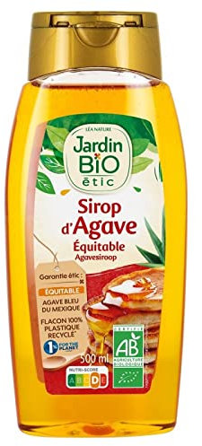 JARDIN BIO ÉTIC SIROP D'AGAVE BIO 500ML, JARDIN BIO ETIC, LOT DE 2