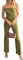 NUFIWI Sexy 2-teiliges Damenhosen-Set, trägerlos, schulterfrei, Schlauch-Top, plissiert, weites Bein, Y2k-Anzüge, Sommer-Outfits, S