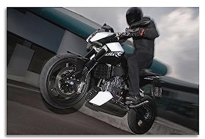 ZENGYL Extreme Sport Racing Motorrad Poster KTM 690 Poster, dekoratives Gemälde, Leinwand, Wandposter und Kunstdruck, modernes Familienschlafzimmer-Dekor-Poster, 30 x 45 cm
