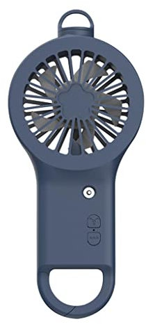 Resta comodo con un mini ventilatore portatile dotato di una staffa per telefono cellulare per comodità