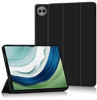 QINOUK Étui pour Huawei MatePad Pro 13.2, [Fonction Stand] Étui de Protection en TPU Anti-Rayures, Étui Intelligent Ultra-Mince Kickstand Case pour Huawei MatePad Pro 13.2-Noir