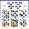 Eid Mubarak Aufkleber, 192Pcs Ramadan Kareem und Eid Aufkleber Eid Party Supplies Ramadan Party Dekorationen, Tag Mubarak Aufkleber