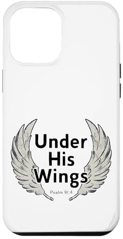 Unter Seinen Flügeln Psalm 91:4 Engel Flügel Handyhülle Hülle für iPhone 12 Pro Max