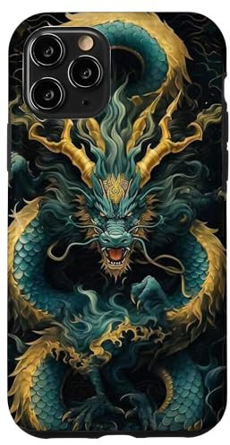 iPhone 11 Pro Blue Dragon Case