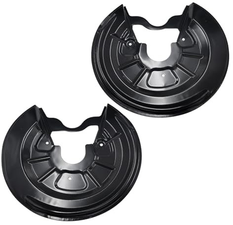 Hajus 6151153 2x Spritzblech Ankerblech Bremsscheibe Abdeckblech Hinterachse Links Rechts kompatibel mit Audi A3 8P Seat Skoda VW Golf 5 6 Touran 1K0615611P 1K0615612P