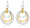 LILIE&WHITE Zwei-Ton Ohrringe für Damen – Modisches Design mit Silber und Gold, Hypoallergen, Langlebig, Stilvolle Accessoires für Besondere Anlässe
