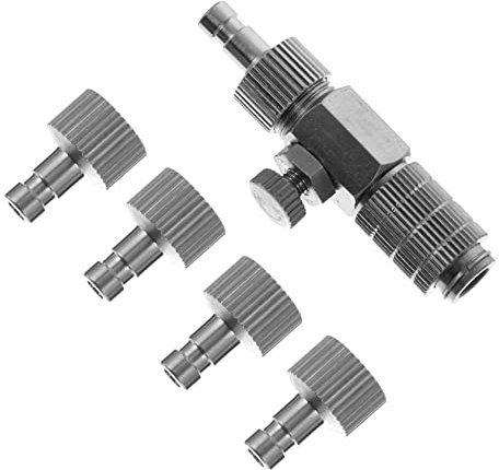 SEWACC 3 Sets Airbrush Schnellverbinder Für Airbrush Schlauch Trennverbinder Airbrush Badger Schlauchadapter Airbrush Schnellverbinder Metall