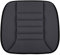 Ashild Autositzkissen für FIAT Tipo 500 500L 500X Ducato, Sitzkissen Sitzauflagen Auto Vordersitz Anti-Rutsch Autositzschoner Atmungsaktiv Schonbezüge,A/Darkgray