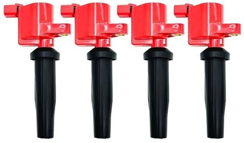 YUCHUJCGSS Kerzenschachtzündspule FÜR Ford FÜR Focus II FÜR C-MAX FÜR Mondeo IV FÜR Volvo C30 S40 V50 FÜR Mazda 3 FÜR Tribute 1,8 L 2,0 L 2,3 L 2003-ZÜNDSPULE Motor Stift ZüNd Spulen