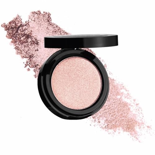 Sandstone Scandinavia Highlighter, Schimmernder Puder-Highlighter in wunderschöne Farbnuancen, vegan Highlighter Puder ohne Parfüm und für Allergiker geeignet (520 Rose Glow, 3 g)