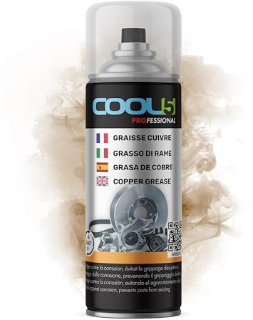 COOL5 Kupferfett - Kupferfettspray, verhindert Rostbildung, 400ml + Universalreiniger 500ml