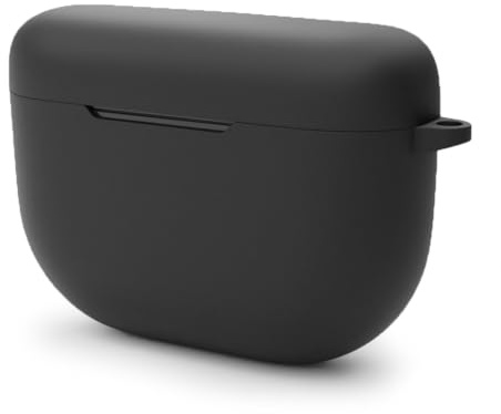 Attach Silicone Cover Protective Case For Jabra Elite 10 Earphones in Black