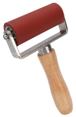 Rodillo de Costura de Silicona, Herramienta de Soldadura de Presión de Presión de Costura de Silicio Resistente a Alta Temperatura, Rodillo de Mano de 32 Mm de Diámetro de 80 Mm