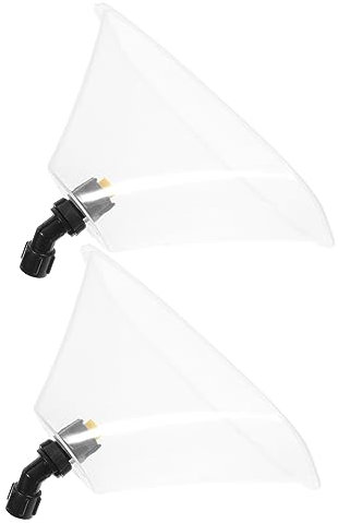 TOYANDONA Boquilla de Pulverización Nebulizadora para 2 Piezas Alta Presión Protector de Pulverización Adaptable a Sistemas de Riego para y