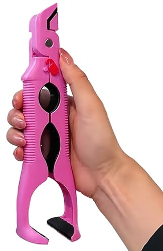 3 ins 1 Heizplattengreifer - 22cm Verbrühungs-Clip, ABS Verbrennungsschutz Rutschfeste Zange | Schüsselzange & Tellerheber mit rutschfestem Griff, Flaschenöffner für Küche, Grill, Camping & Mikrowell