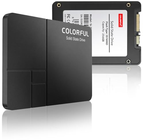 Colorful 256GB SSD, 2.5“ SATA III Internal SSD- Up to 500MB/s Read Speed