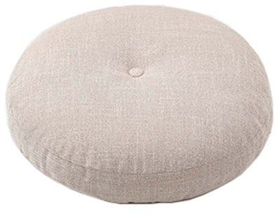 FANCYPUMPKIN Japanische Tatami Boden Kissen Kissen Sitzkissen Abnehmbare Yoga Kissen, Beige