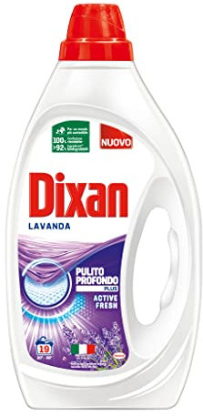 Dixan Detersivo Liquido Lavanda 19 Lavaggi, 950ml