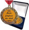Larius Group Medaille Orden Bester Ehemann - Beste Ehefrau der Welt bzw. Wunschtext - Geschenk Geburtstag Weihnachten (Beste Ehefrau + Schachtel)