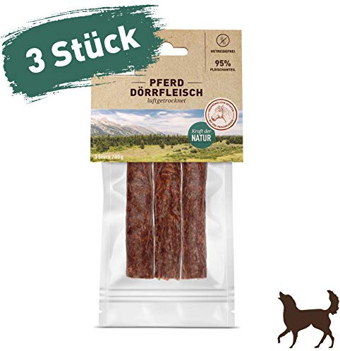 WILDES LAND Getrocknetes Pferd, Fleisch, 65 g