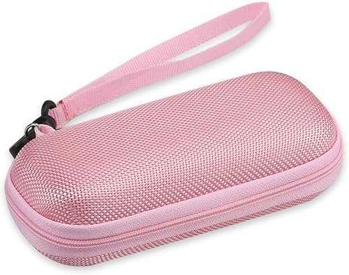 AGPTEK Tragetasche, Reise Tasche Case Hülle Etui, Eva Reißverschluss case für Diktiergerät, 2.4 Zoll MP3 Player, USB Stick, Earphones JBL Tune 110, Sandisk SD Karte, U-Disk, Rosa