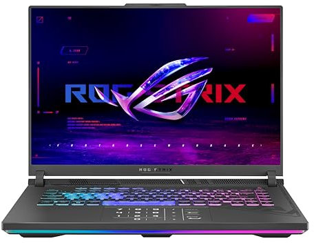 ASUS ROG Strix STRIX-G16-G614JIR-DR4137W 16 Pouces QHD+ 240Hz PC Portable (Processeur Intel Core i9 14900HX, 32 Go de RAM DDR5, 1 to de Stockage, NVIDIA GeForce RTX 4070 TGP 140W, W11 Home)
