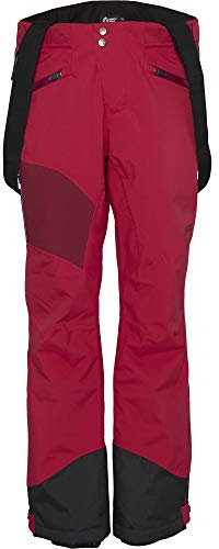North Bend Fernie Ski Pants W,Ruby red, Größe:44, Farbe:Fractal Pink/Flint/Daiquir