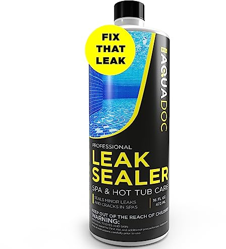 AquaDoc Whirlpool-Leckversiegelung zum einfachen Reparieren von Lecks – Spa-Leckversiegelung 473 ml, fortschrittliche Spa-Reparatur-Chemikalie, hergestellt in den USA