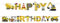 Construction Vehicle Birthday Banner Party Decoration - Comic Building Digger Happy Birthday Supplies Decor for Kids Parties Boys Girls