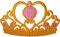 Princess Queen Gold Crown Tiara Patch Iron On Sew On Embroidered Badge Applique
