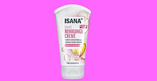 Isana Sanfte Reinigungscreme entfernt Make-Up mit Aprikosen-Extrakt & Mandelöl Inhalt: 150ml = 1 Stück