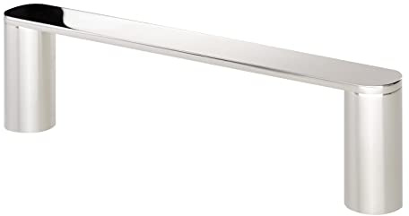 SOTECH Handtuchhalter Boston rund Länge 260 mm x Höhe 30 mm x Tiefe 70 mm | Edelstahl poliert Tuchhalter für Schrankmontage oder Wandmontage Handtuchreling