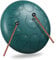 LEKATO Zungentrommel Steel Tongue Drum (12 Zoll,13 Noten in C) Alloy Handpan Instrument Mit Zungentrommeltasche Trommelstöcke Lernprogramm für Meditation Yoga Klangheilung
