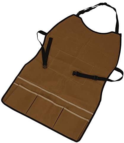 Draper 09968 Garden Apron, Heavy Duty, 7 Pockets, Brown