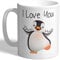 I Love Mugs - I Love You This Much ? Penguin ? Valentine's Mug, Ceramic, 11fl.oz.