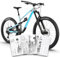 unleazhed Bike Protection BP01 Frame Jasper JAUCH Edition MATT| Rahmenschutzfolie für Mountainbikes | Made in Germany | 35 -teiliges komplett Rahmenschutz-Set | extrem reißfest