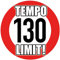 Racker-n-Roll 130 km/h TEMPOLIMIT! Aufkleber 10er Pack
