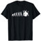 Schlagzeuger Evolution Drummer Schlagzeug Musikinstrument T-Shirt