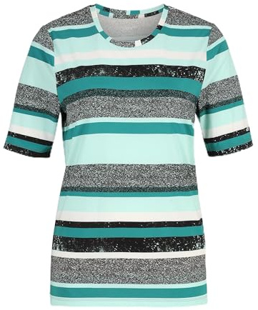 Joy Sportswear T-Shirt für Damen Lara Joy 52, Cosmic Green Stripes