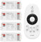 LIGHTEU®, Milight Miboxer 2 in 1 LED Controller (2,4 GHz), einfarbiger und zweiweißer LED Streifen Controller DC12V/24V, PWM-Hoch-/Niederfrequenz, unterstützt Push-Dim, 4x E2-RF + FUT007
