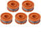 Oniissy 5 X Trimmer Spool & Line For Spear For Jackson S1825CT S3630CT S3630CT2, Auto Feed For Easy Use And Storage
