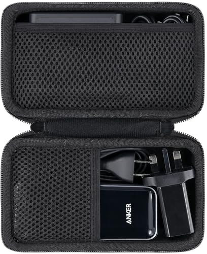 khanka Hard Travel Case Replacement for Anker 100W Charging Base + Anker Prime 12,000mAh 130W PowerBank(Case Only).